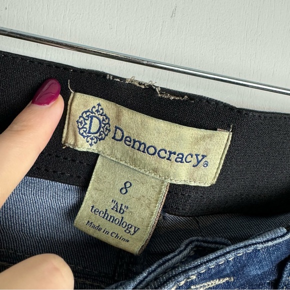 Democracy Ab Technology Sz 8 Medium Dark Wash Stretch Skinny Jeans - Picture 6 of 11